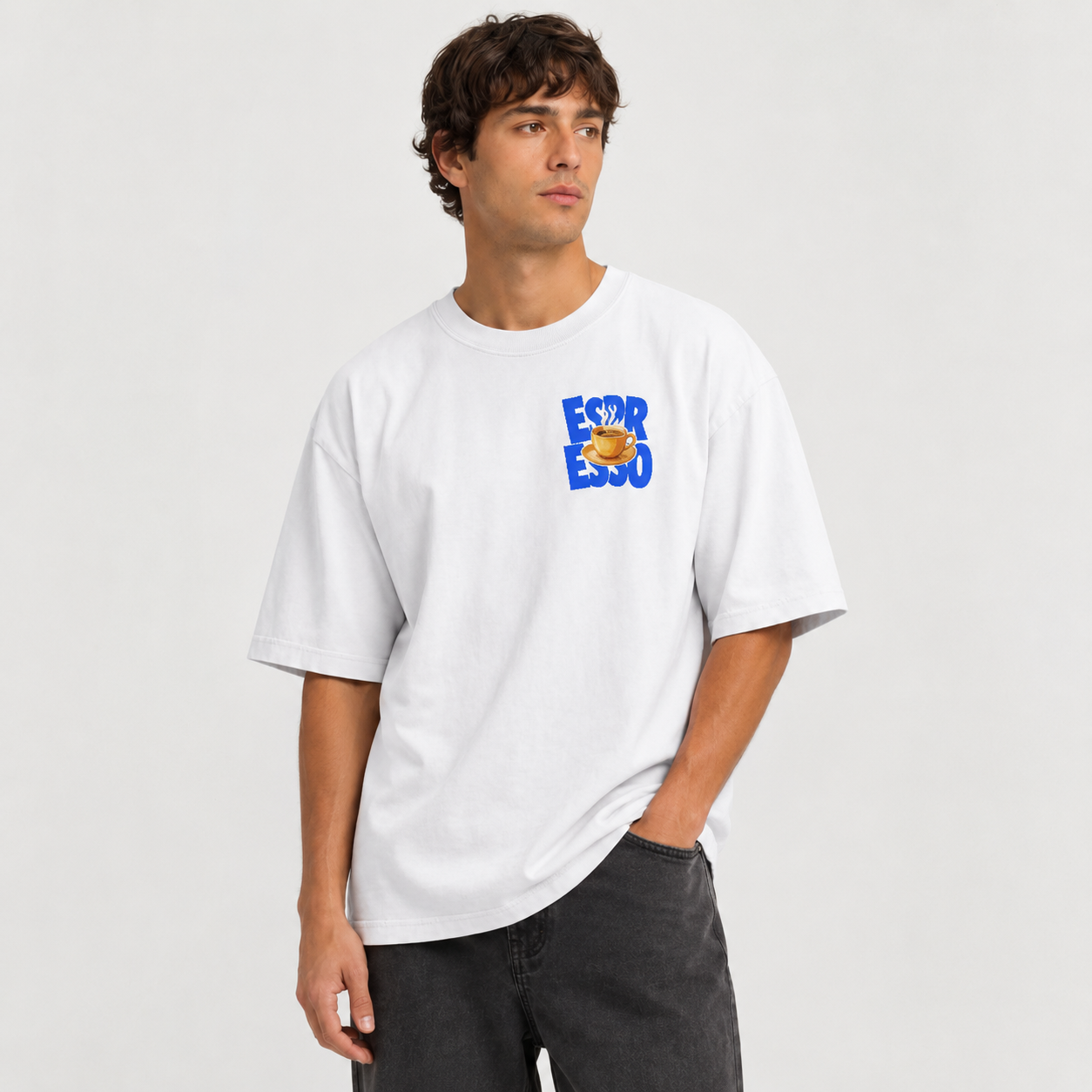 Camiseta Oversized - Espresso