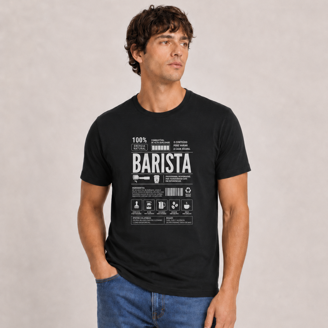 Camiseta Clássica - Barista Skills