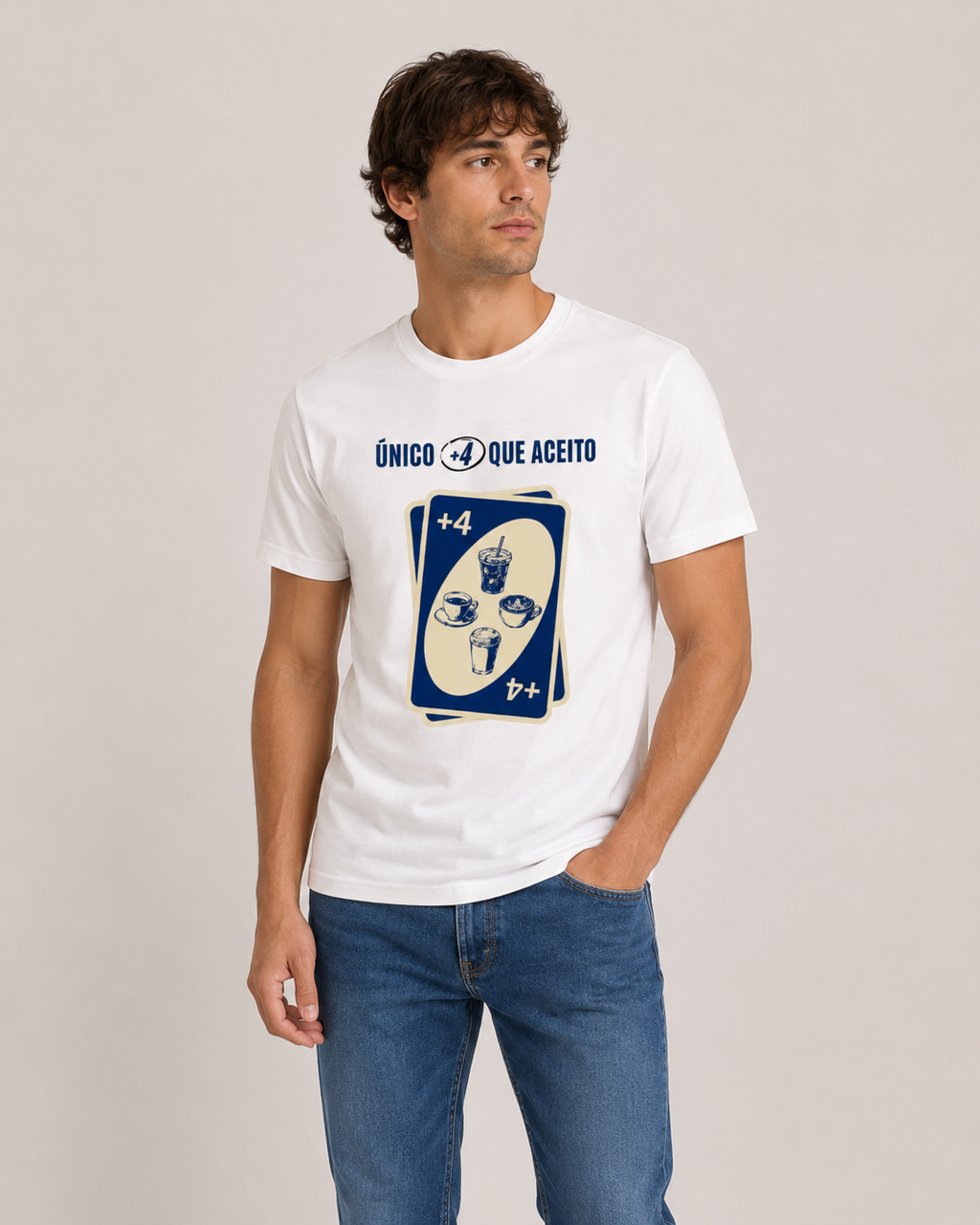 Camiseta Clássica - +4 UNO