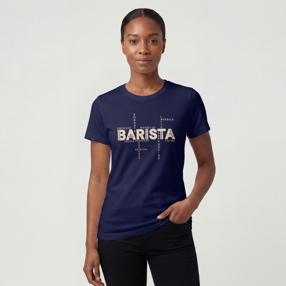 Camiseta Baby Look - Barista