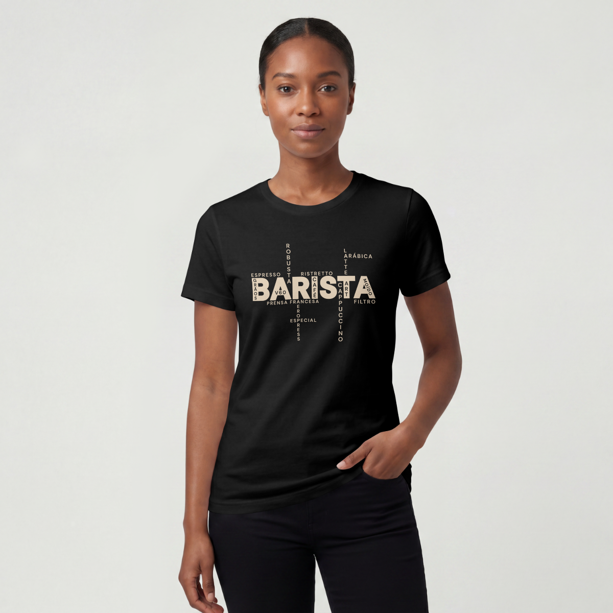 Camiseta Baby Look - Barista