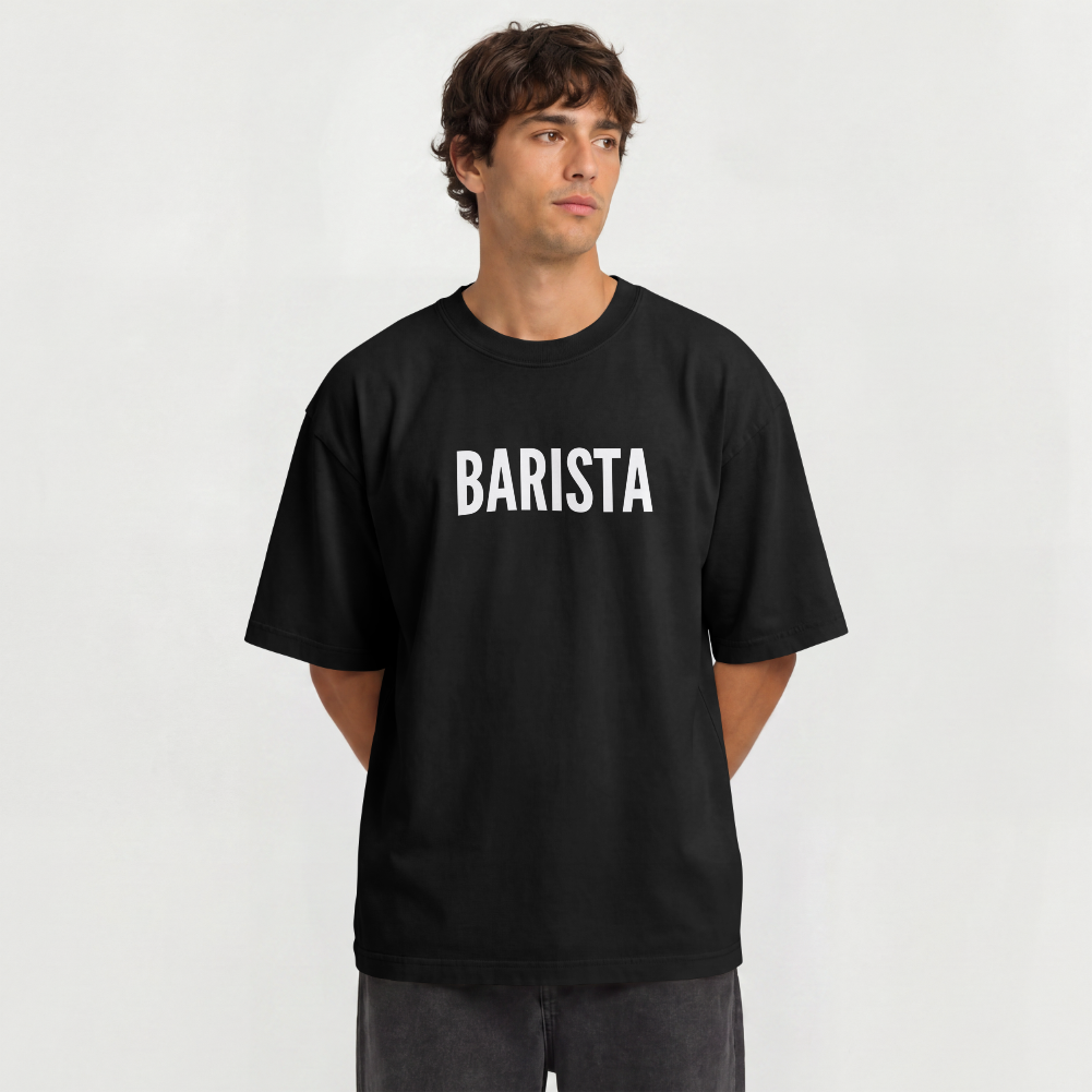 Camiseta Oversized - Barista Skills