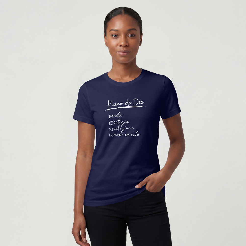 Camiseta Baby Look - Planos do Dia