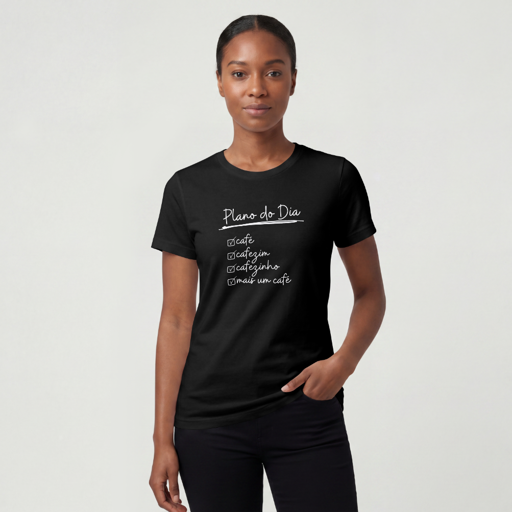 Camiseta Baby Look - Planos do Dia