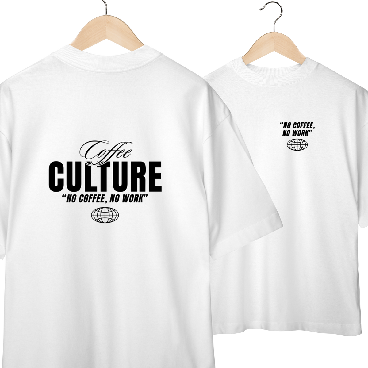 Camiseta Oversized - Coffee Culture