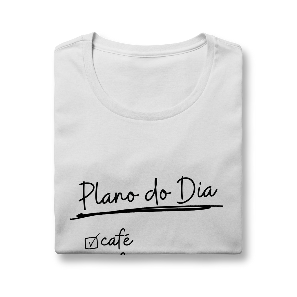 Camiseta Baby Look - Planos do Dia
