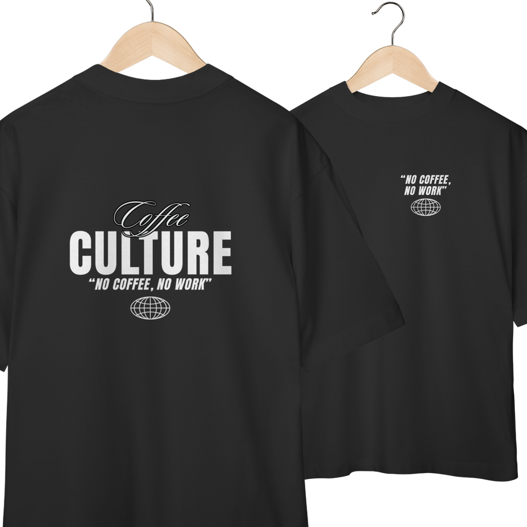 Camiseta Oversized - Coffee Culture